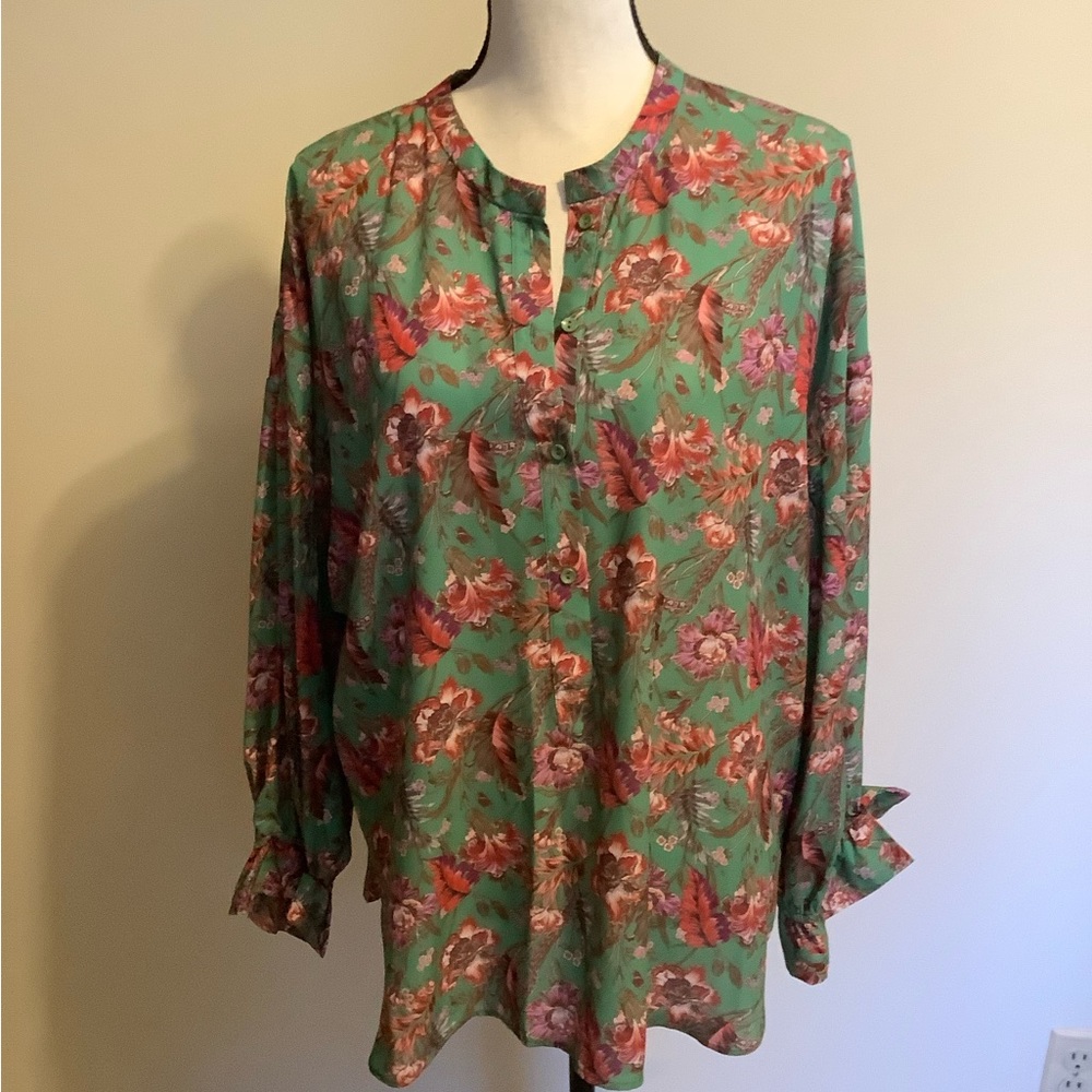 Cute Polyester Blouse _ Size XL